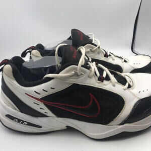 Size 13 - Nike Air Monarch IV White Varsity Red